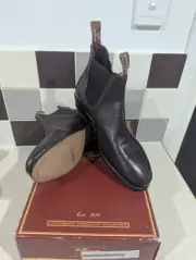 Women's RM WILLIAMS Adelaide Chestnut kangaroo Boots - size 7D