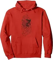 [Marvel] Black Panther Geometric Flowers Sketch Hoodie