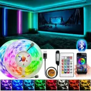 LED Strip USB TV Back Light RGB 5V Bluetooth Diode Tape Curtain Lighting Gaming