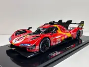 Burago 1/18 Ferrari 499P Af Corse 51 Winner 24H Le Mans 2023 Special Edition Bra