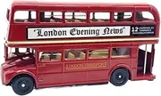 Scale Vehicle 1/76 London Double-Decker Bus Coach Red Alloy Model Kit Toy Car Gift Collection Metal Toy car