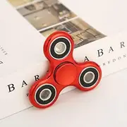 HERSE Tri-Wing Fidget Spinner, Red