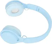 Over Ear Headphones, Foldable Children Headphones Multifunction Stereo Sound 88dB for Home for Students (Blue)