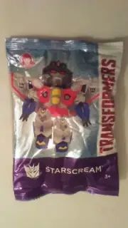 Transformers Starscream Kid's Meal Toy from Wendy's New in pack 35th Anniversary