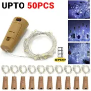 Wine Bottle String Lights Fairy Light Cork Lights Copper Wire Christmas Decor