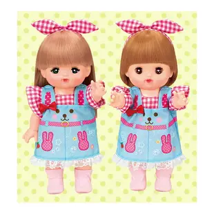 【Fun心玩】PL51603 全新 正版 小美樂娃娃配件 兔子格紋吊帶裙 小美樂 衣服配件 小女生 娃娃玩具 生日禮物