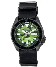 Seiko 5 Sports SKX Street Style Nylon Strap Camouflage Dial SRPJ37K1 Mens Watch
