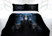 Anne Stokes Moon Witch Queen Size Bed Quilt Doona Duvet Cover Set Brand New