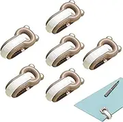 Bed Sheet Grippers, Sheet Holders Keep Sheets Firm and Firmly | Non-slip 6 Piece Sheet Clips Cartoon Bear Bed Sheet Holder, Multifunctional Duvet Cover Clips, Sheet Fasteners for Relatives and Friends