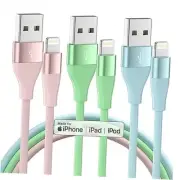 iPhone Charger 3Pack 10 FT Apple MFi Certified Lightning Cable Fast Charging