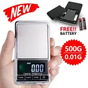 500g 0.01 Digital Pocket Scales Jewellery Electronic milligram micro mg