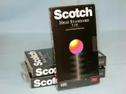 SCOTCH T-120 VHS ~ BLANK VIDEOCASSETTE TAPE ~ 6 HOUR ~ Qty 1 ~ BRAND NEW