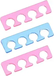 NOLITOY Nail Separator Set 3pcs Nail Art Tools Versatile for Manicure Pedicure Easy to Carry