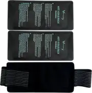 Gel Ice Packs for Injuries Reusable 2 Packs 28 X 13 Cm Hot and Cold Compress wit