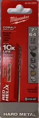 MILWAUKEE 7/64 in. (2,8 mm) Thunderbolt Cobalt Red Helix Drill Bit, 48-89-2304