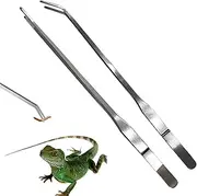 Long Aquarium Tweezers, Long Fish Tweezers | 10.63 inches Stainless Steel Straight Reptile Feeding Tweezers Multifunctional Landscaping Tool