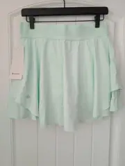 NWT Lululemon Court Rival HR Skirt *LONG Size 8 Mint Moment MIMO