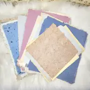 Handmade Paper 44 Assorted Sizes & Colors