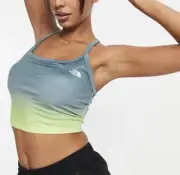 The North Face Women's Dune Sky Tanklette Crop Tank Ombre Racerback Size Small