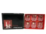 6 Cristal d'Arques LONGCHAMP-Liqueur/Shot Glass, Fr. Lead Crystal NIOB NEW