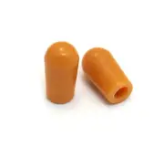 (2) Amber SAE Switch Tips for USA Gibson Les Paul/ES/SG® Guitar/Bass SK-0040-022