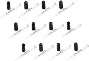 20 Pcs Glass Calibrated Pipette Droppers Pipettes Glass Dropper Glass Scale Dropper Glass Scale Pipette Dropper Glass Straight Tip Droppers Scale Pipette Droppers Rubber