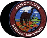 [ReelFun] 3'' Dinosaur National Monument Embroidered Hook and Loop Patch