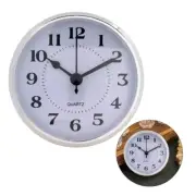 High Precision Silver Clock Insert with Arabic Numerals 90MM Quartz Clock