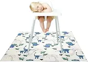 Splash Mat - Reusable Splash Mat, Waterproof Baby Feeding Mat | Crafts Dining Areas, Easy Clean Floor Protection, Waterproof, Washable, Non-Slip Splash Mat