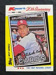 1982 TOPPS KMART 20TH ANNI #12 ORLANDO CEPEDA NM BASEBALL CARD
