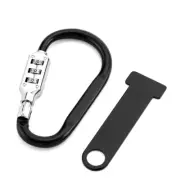 Helmet Lock Motorcycle Bicycle Anti-theft Security Padlock Fastener W/T-Bar Tool