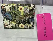 Betsy Johnson NWT Flower Envelope TriFold Flap Card Case NEW Wallet XOLANA
