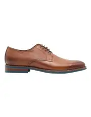 [Oxford] Carter Leather Derby Shoes in Walnut