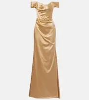 [Vivienne Westwood] Vivienne Westwood Nova Cora satin corset gown AU 14 beige