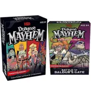 Dungeones Mayhem Dungeonsing Dragons Card Game120 Cards Toy Entertainment Party Family Friends Battle for Baldurs Gate Board basic and expansion
