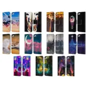 DAVE LOBLAW SCI-FI AND SURREAL LEATHER BOOK WALLET CASE FOR APPLE iPOD TOUCH MP3