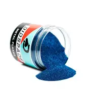 4oz Royal Flush 0.004 Blue Micro Metal Flake - Solvent Resistant Glitter