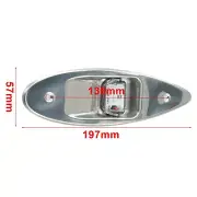 2x Red+Green Marine Boat Navigation LED-Side Tear Drop Lights Vertical Mount,12V
