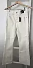 Express White Denim Cropped Flare Pant Womens 4R NEW 5 Pocket Stretch RET $88.00