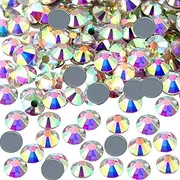 1440 Pieces Hotfix Crystal AB Rhinestones,Flatback Glass Crystal Rhinestone Gems for Decoration (AB,SS20)