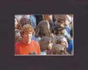 8X10" Matted Print Picture, Grateful Dead: 1986, Bill Walton, Deadhead in Crowd