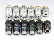 4X 10X 20X 40X 60X 100X(Oil) 195mm Objective Lens Achromatic for Bio-Microscope