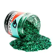2oz Irishmen 0.025 Green Metal Flake - Solvent Resistant Glitter