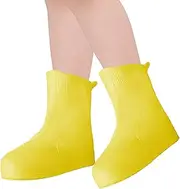 [Adorila] Kid Rain Silicone Shoe Covers, Anti-Slip Wear-Resistant and Portable Waterproof Shoe Covers, Kid Shoe Covers for Outdoor Home Travel Rain Boots