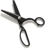 YJSStriving Pinking Shears for Fabric Cutting All Stainless Steel Pinking Shears Scissors Heavy Duty Decorative Edge Zig Zag Scissors 8 Inch