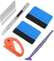Car Vinyl Wrap Tool Window Tint Kit, Vehicle Glass Protective Wrapping Installation Set,Car Window Tint Tools, Car Wrap Kit, Squeegee for Vinyl(15 PCS)