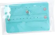 Ipetboom 1pc Portable Earring Storage Bag Practical Jewelry Organizer for Travel Simple Design for Necklaces Bracelets Rings present for Friends Family Easy to Clean