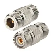 10-pack N Female to UHF SO239 Jack Female Straight Coaxial Connector Adapter