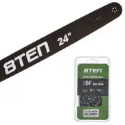 8TEN 24" Chainsaw Guide Bar & Chain .050 3/8 84DL for Stihl 066 064 30030008830