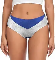 [SAAKE] Scottish Print Women's Briefs XS S M L XL XXL 3XL 4XL Plus Size Briefs Bikini Ladies Underpants, Black, X-Large